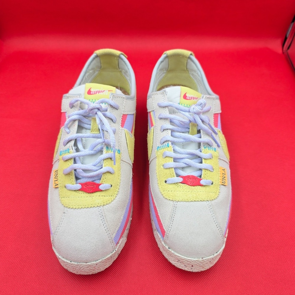 Nike Union LA x Cortez SP "Lemon Frost" Suede Colorblock Low Top Size 8.5